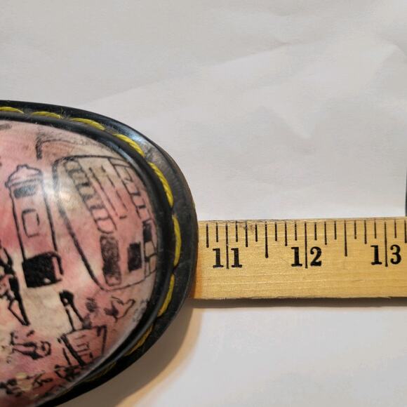 DR. MARTENS Pink London Icons Leather Boots Size 5 UK MADE In England US Size 7 - Picture 10 of 12